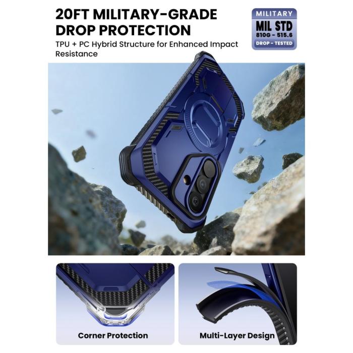 Bild 6, Supcase Supcase Samsung Galaxy S26 Skal MagSafe Iblsn ArmorBox Cobalt - Teknikhallen.se