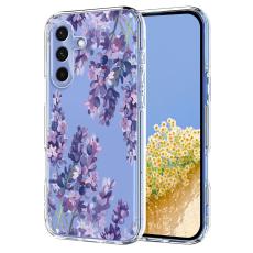  Samsung Galaxy A27 5G Skal TPU Blommor Bl&aring;regn - Teknikhallen.se