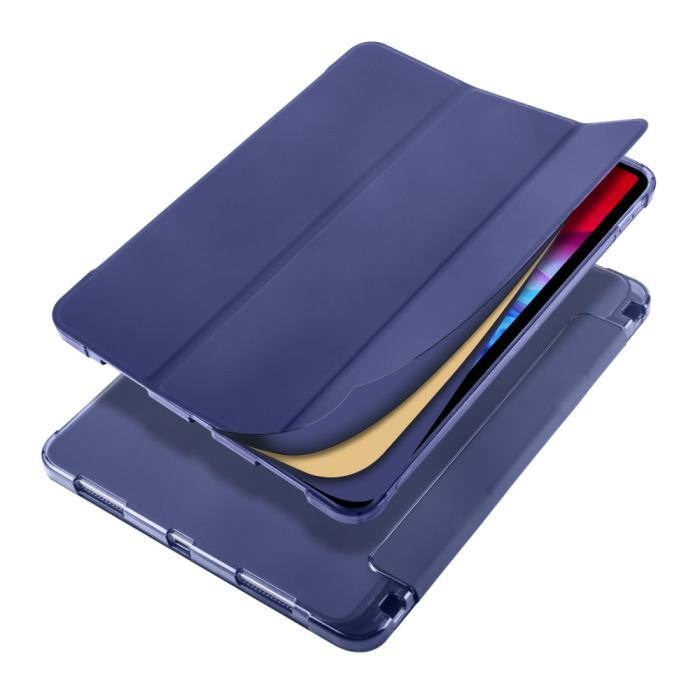 Bild 2,  iPad Pro 12.9 Fodral Tri-Fold Pennhållare Blå - Teknikhallen.se