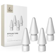 Tech-Protect Tech-Protect Apple Pencil 1 / 2 4-PACK Utbytesspets Vit - Teknikhallen.se
