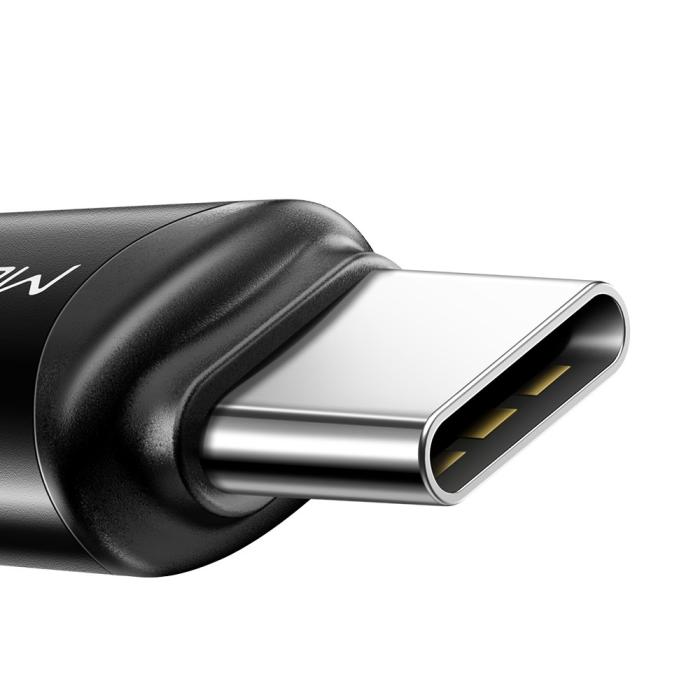 Bild 2, MCDODO Mcdodo Lightning Hona - USB-C Hane Adapter Svart - Teknikhallen.se
