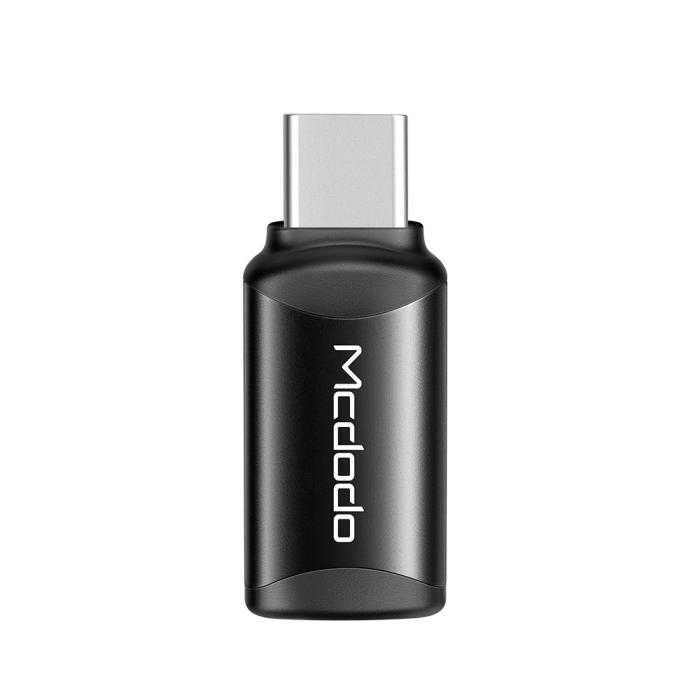 Bild 3, MCDODO Mcdodo Lightning Hona - USB-C Hane Adapter Svart - Teknikhallen.se
