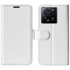  Xiaomi 13T / 13T Pro Fodral Crazy Horse L&auml;der Vit - Teknikhallen.se