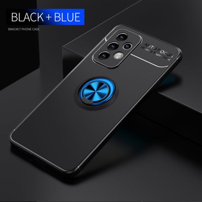Bild 2,  Samsung Galaxy A33 5G Skal Ring Svart/Blå - Teknikhallen.se