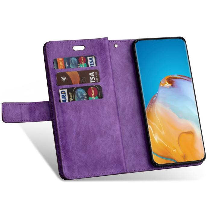 Bild 4,  Samsung Galaxy S23 Plus Fodral Multifunktionell Med Frontficka Lila - Teknikhallen.se
