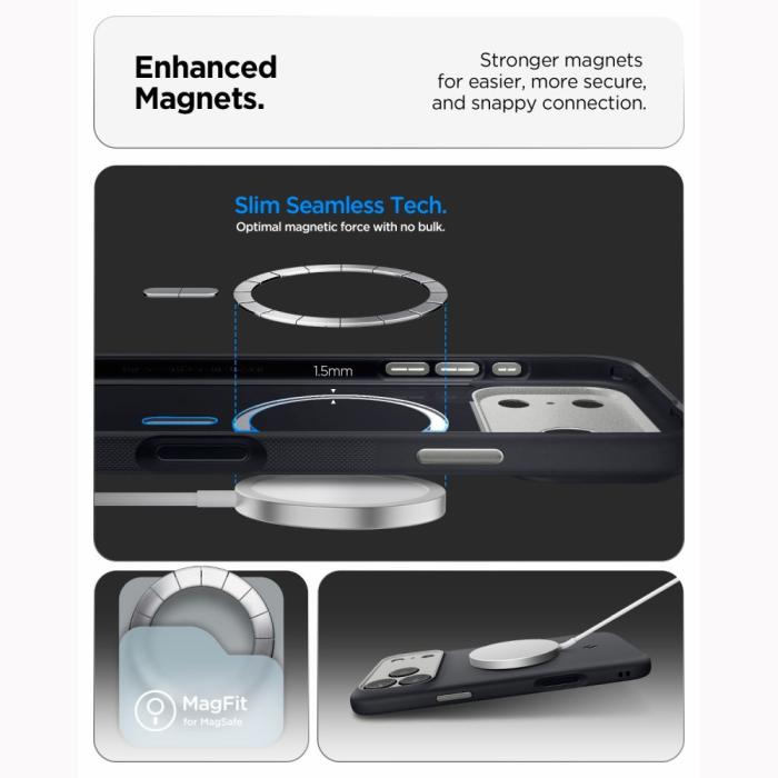 Bild 6, Spigen Spigen iPhone 18 Pro / 17 Pro Skal MagSafe Nano Pop Sesame - Teknikhallen.se