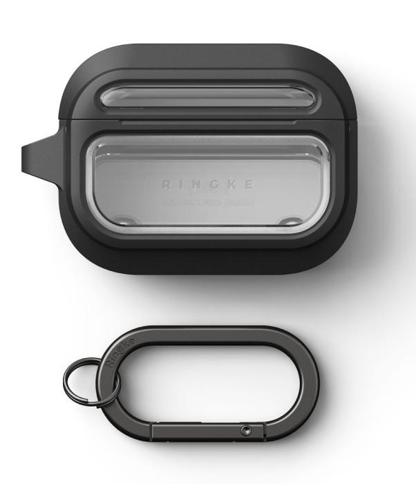 Bild 3, Ringke Ringke AirPods Pro 3 Skal MagSafe UX Svart / Transparent - Teknikhallen.se