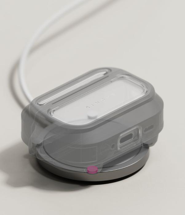 Bild 4, Ringke Ringke AirPods Pro 3 Skal MagSafe UX Svart / Transparent - Teknikhallen.se