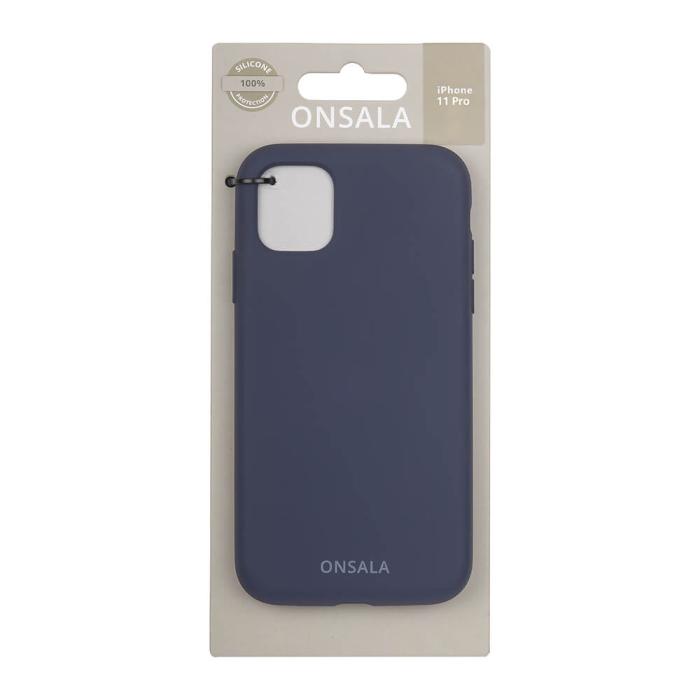 Bild 2, Onsala ONSALA iPhone 11 Pro Mobilskal Silikon Cobalt Blue - Teknikhallen.se