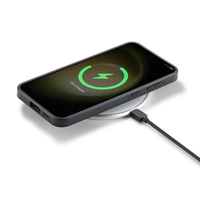 Bild 5, DG.MING DG.MING Samsung Galaxy S24 Skal Läderbelagt Svart - Teknikhallen.se
