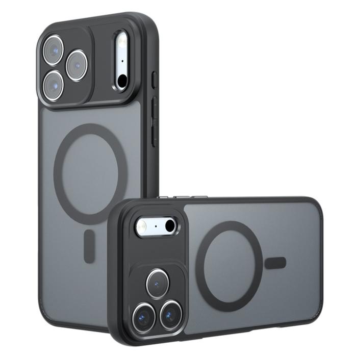 Bild 2,  iPhone 17 Pro Max Skal MagSafe Hybrid Svart - Teknikhallen.se