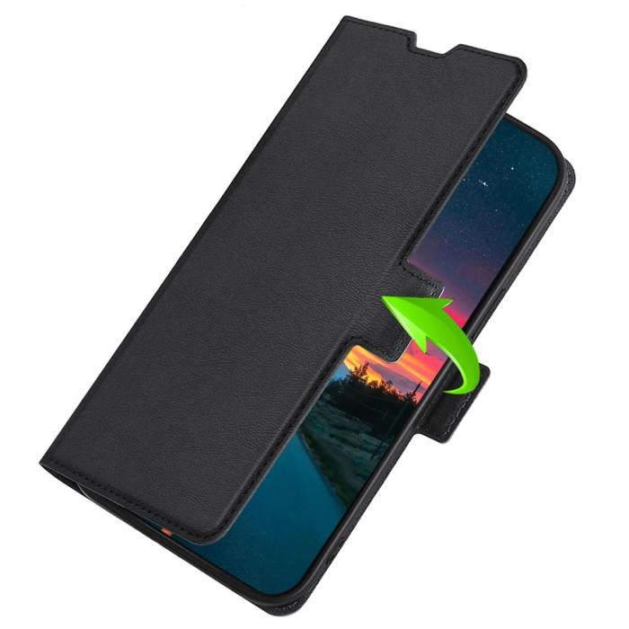 Bild 4,  Motorola Moto G32 Fodral Magnetisk Stängning Svart - Teknikhallen.se