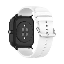  Silikon Armband För Smartwatch (20 mm) - Vit - Teknikhallen.se