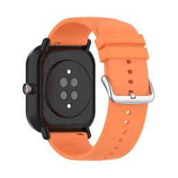  Silikon Armband För Smartwatch (20 mm) - Peach - Teknikhallen.se