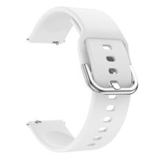  Silikon Armband F&ouml;r Smartwatch (20mm) - Vit - Teknikhallen.se