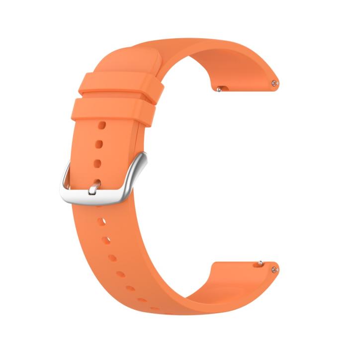 Bild 3,  Silikon Armband För Smartwatch (20 mm) - Peach - Teknikhallen.se
