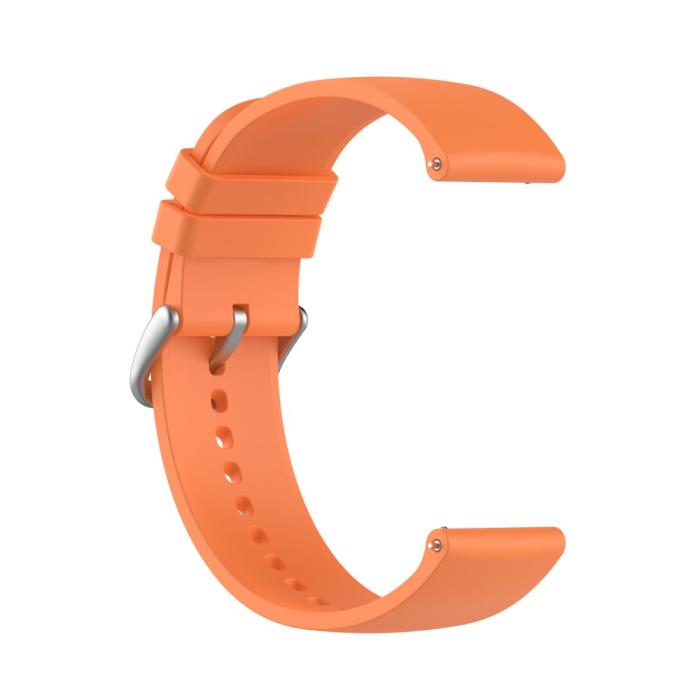Bild 4,  Silikon Armband För Smartwatch (20 mm) - Peach - Teknikhallen.se