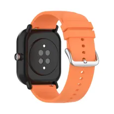  Silikon Armband F&ouml;r Smartwatch (20 mm) - Peach - Teknikhallen.se