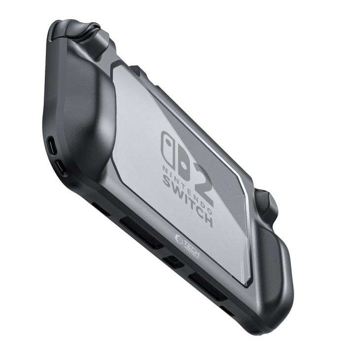 Bild 4, Tech-Protect Tech-Protect Nintendo Switch 2 Skal MagMat Svart / Transparent - Teknikhallen.se