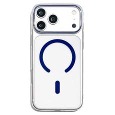  iPhone 18 Pro / 17 Pro Pro Skal MagSafe Transparent/Bl&aring; - Teknikhallen.se