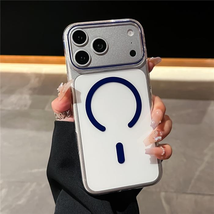 Bild 2,  iPhone 18 Pro / 17 Pro Pro Skal MagSafe Transparent/Blå - Teknikhallen.se