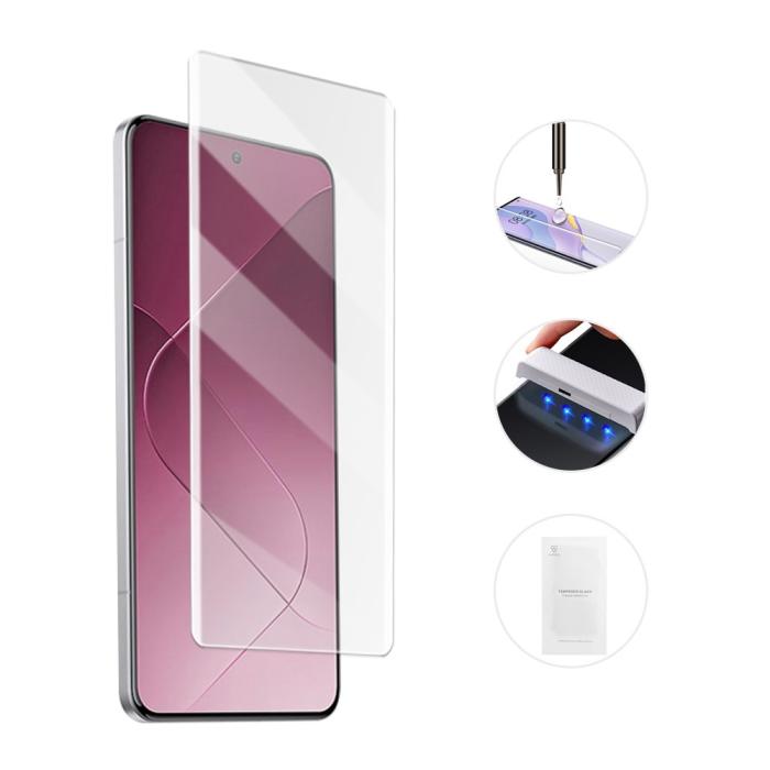 Bild 2, AMORUS AMORUS Xiaomi 14 Ultra Skärmskydd UV Härdat Glas - Teknikhallen.se