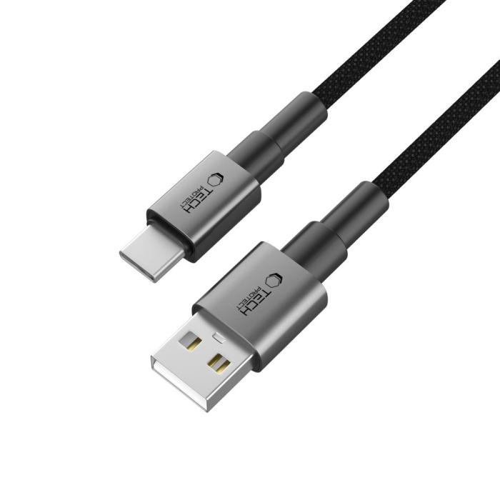 Bild 3, Tech-Protect Tech-Protect 2m 15W/3A USB-C Kabel UltraBoost Iron Grey - Teknikhallen.se