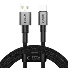 Tech-Protect Tech-Protect 2m 15W/3A USB-C Kabel UltraBoost Iron Grey - Teknikhallen.se