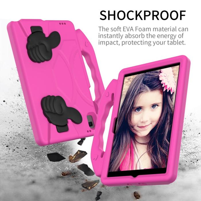 Bild 3,  Samsung Galaxy Tab A8 10.5 2021 / A7 10.4 Skal Shockproof EVA Rosa - Teknikhallen.se