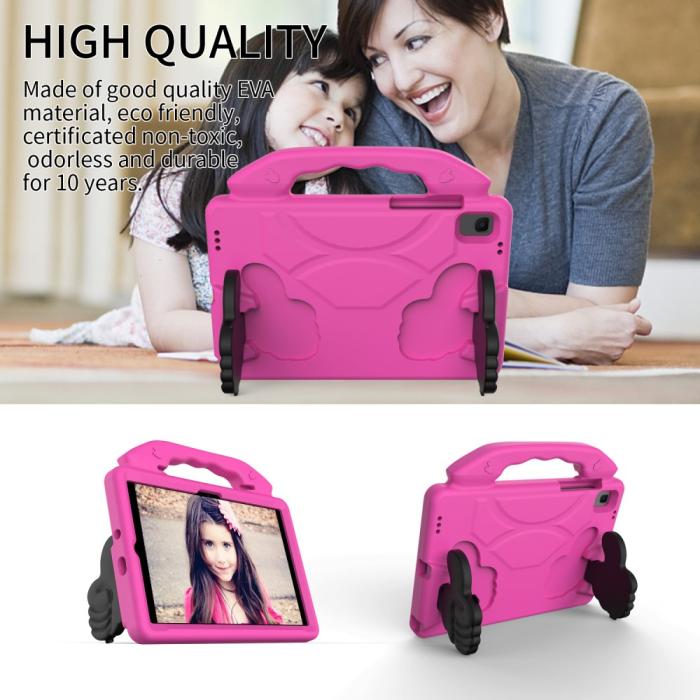 Bild 6,  Samsung Galaxy Tab A8 10.5 2021 / A7 10.4 Skal Shockproof EVA Rosa - Teknikhallen.se