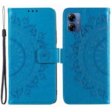  Motorola Moto G54 5G Fodral Mandala L&auml;der Bl&aring; - Teknikhallen.se
