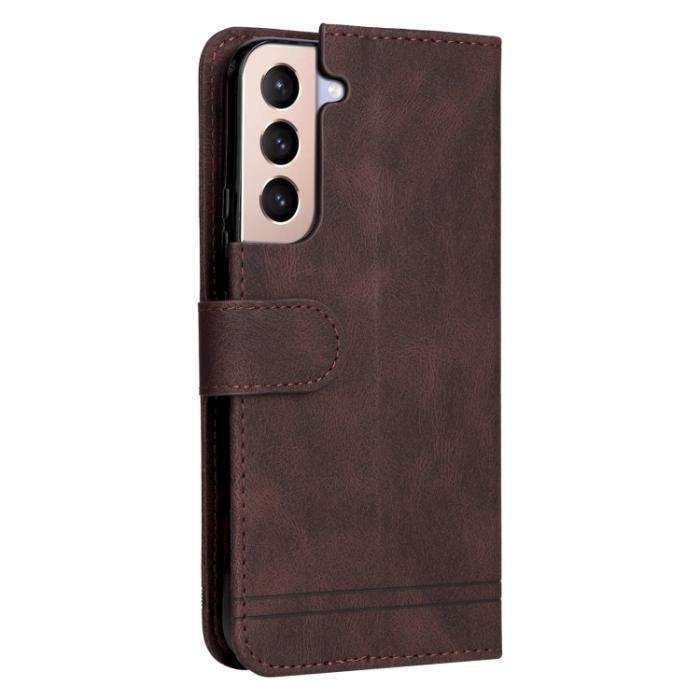 Bild 3,  Samsung Galaxy S22 Fodral Skin Touch Brun - Teknikhallen.se