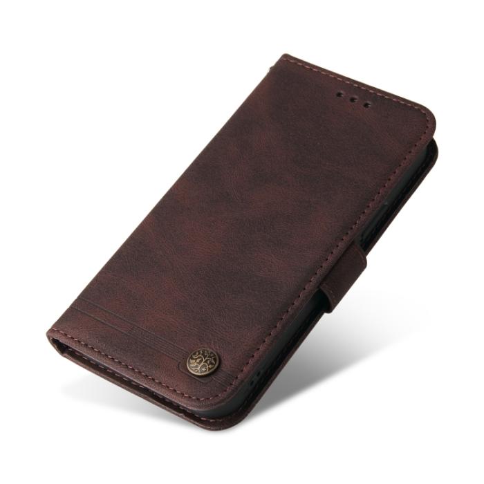 Bild 4,  Samsung Galaxy S22 Fodral Skin Touch Brun - Teknikhallen.se