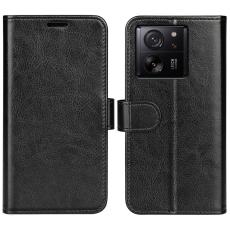  Xiaomi 13T / 13T Pro Fodral Crazy Horse L&auml;der Svart - Teknikhallen.se