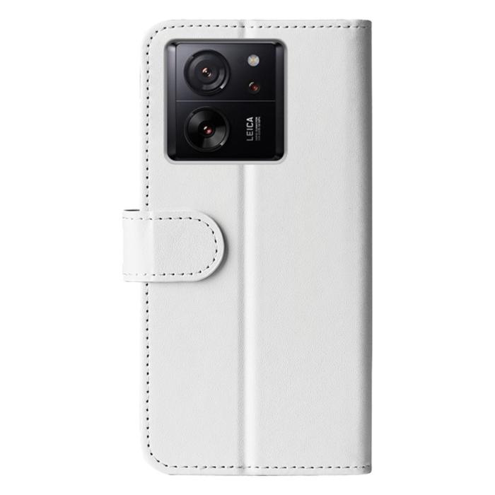 Bild 6,  Xiaomi 13T / 13T Pro Fodral Crazy Horse Läder Vit - Teknikhallen.se