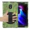  Samsung Galaxy Tab Active 3 Skal Hybrid Kickstand Rem Camo Grön - Teknikhallen.se