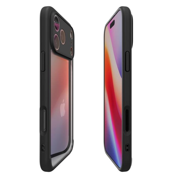 Bild 6, Spigen Spigen iPhone 17 Pro Skal Ultra Hybrid Matt Svart - Teknikhallen.se