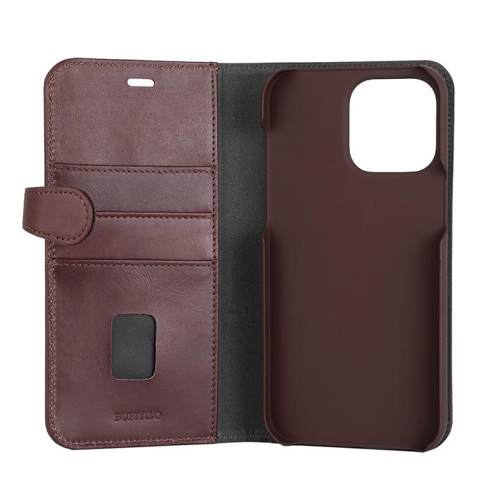 Bild 3, Buffalo Buffalo iPhone 14 Pro Max Fodral 2in1 Magnet / Skal Brun - Teknikhallen.se