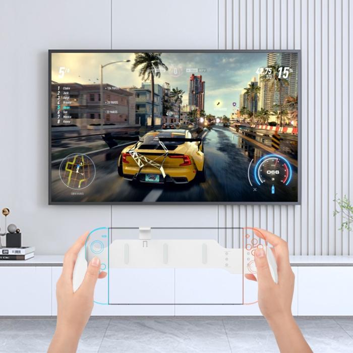 Bild 3, JYS JYS Nintendo Switch / Switch 2 Ergonomiskt Grepp Vit - Teknikhallen.se