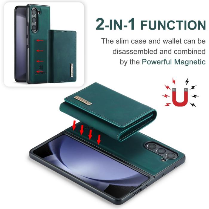 Bild 5, DG.MING DG.MING Galaxy Z Fold 5 Skal 2in1 Magnetisk Avtagbart Kortfack - Teknikhallen.se