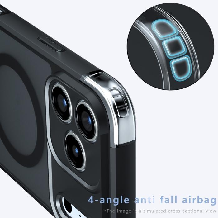Bild 6,  iPhone 17 Pro Max Skal MagSafe Hybrid Svart - Teknikhallen.se