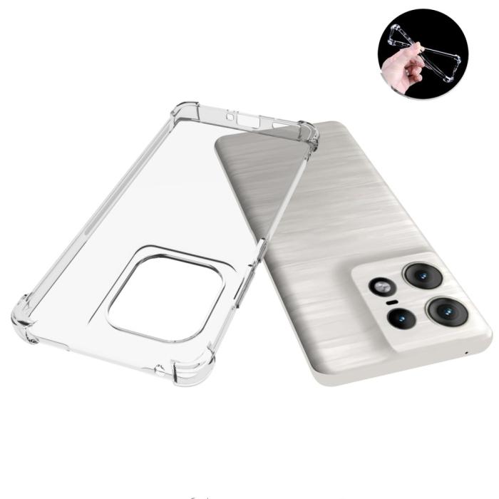 Bild 4,  Motorola Edge 50 Pro 5G TPU Skal Transparent - Teknikhallen.se