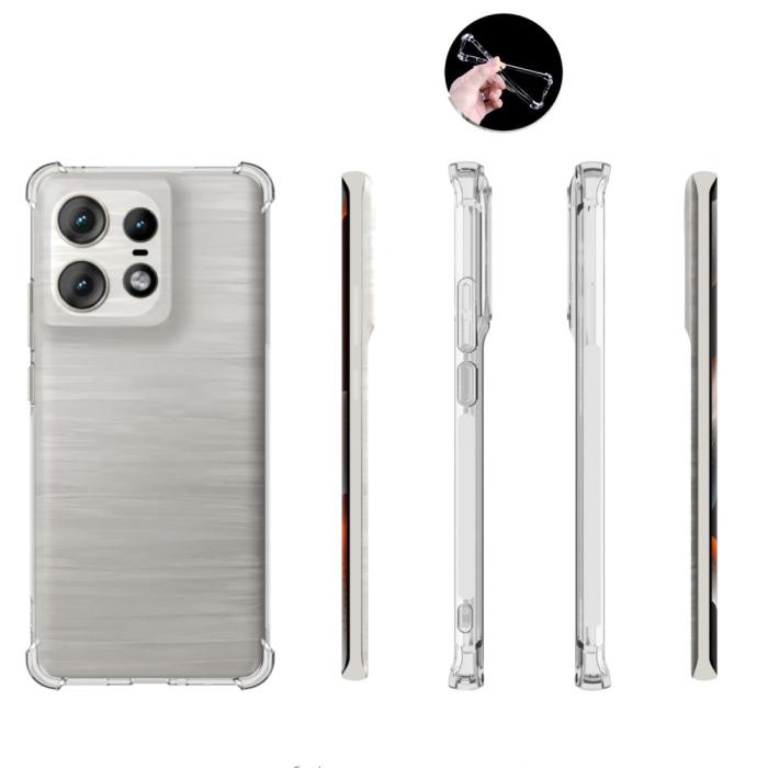 Bild 5,  Motorola Edge 50 Pro 5G TPU Skal Transparent - Teknikhallen.se