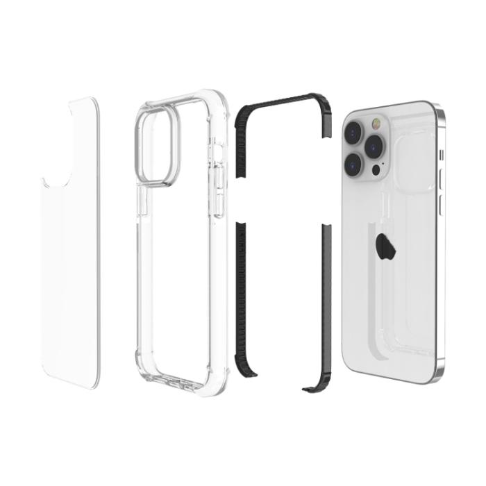 Bild 5,  iPhone 15 Pro Skal Shockproof Akryl/TPU Svart - Teknikhallen.se