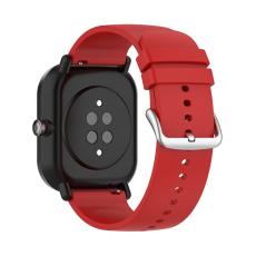  Silikon Armband F&ouml;r Smartwatch (20 mm) - R&ouml;d - Teknikhallen.se