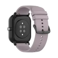  Silikon Armband F&ouml;r Smartwatch (20 mm) - Violett - Teknikhallen.se