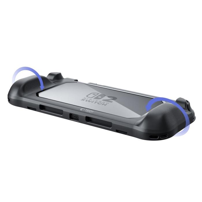 Bild 5, Tech-Protect Tech-Protect Nintendo Switch 2 Skal MagMat Svart / Transparent - Teknikhallen.se