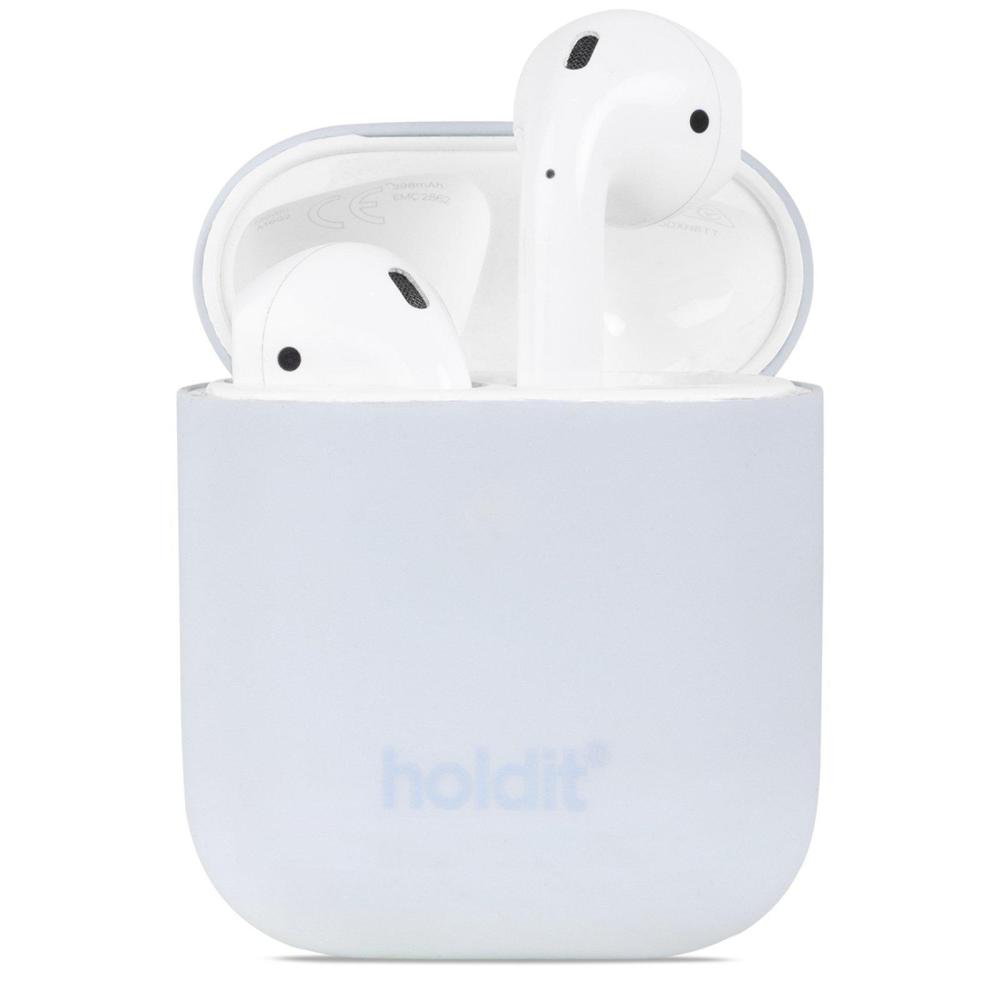 holdit holdit Apple AirPods Nygård Skal Silikon Mineral Blue - Teknikhallen.se