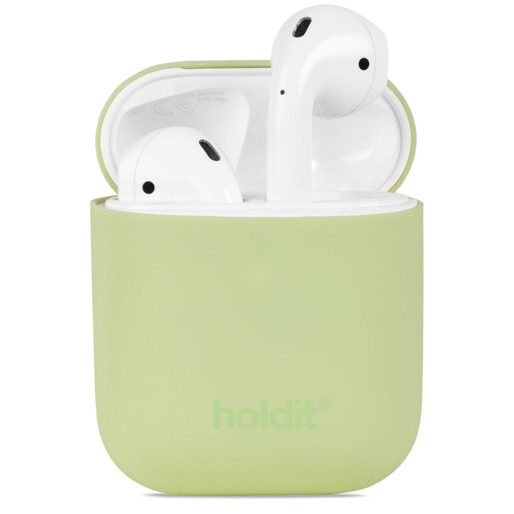 holdit holdit AirPods Nygård Skal Silikon Kiwi - Teknikhallen.se