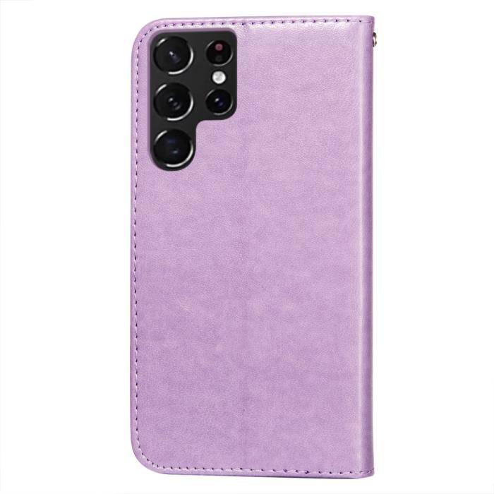 Bild 3,  Samsung Galaxy S22 Ultra Fodral Solid Lila - Teknikhallen.se